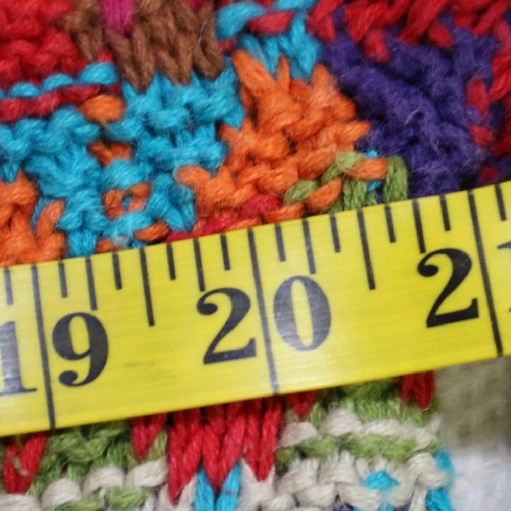 Vtg THE LIMITED Hand Knit Unique Colorful Sweater Sz PS - Picture 5 of 8